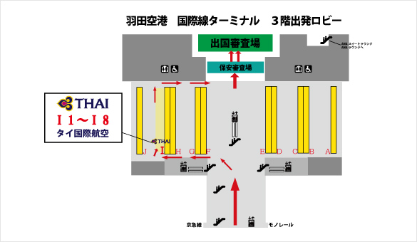 空港内マップ