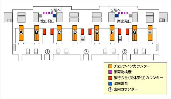 空港内マップ