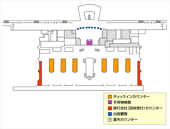 空港内マップ