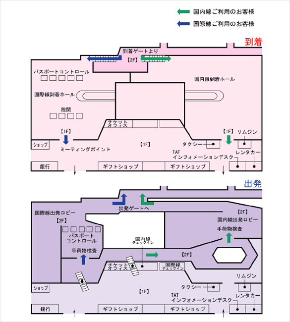 空港内マップ